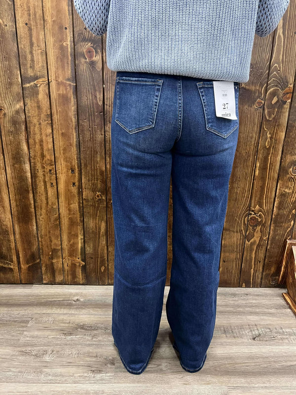 Mica Denim Nova Super High Rise Skater Jeans-Women's Denim-Mica Denim-Lucky J Boots & More, Women's, Men's, & Kids Western Store Located in Carthage, MO