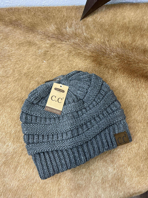 C.C Classic Fuzzy Lined Beanies-Beanie/Gloves-C.C Beanies-Lucky J Boots & More, Women's, Men's, & Kids Western Store Located in Carthage, MO