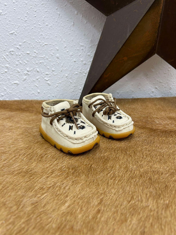 Kids Twisted X Beige Multi Chukka Driving Moc-Kids Shoes-Twisted X Boots-Lucky J Boots & More, Women's, Men's, & Kids Western Store Located in Carthage, MO