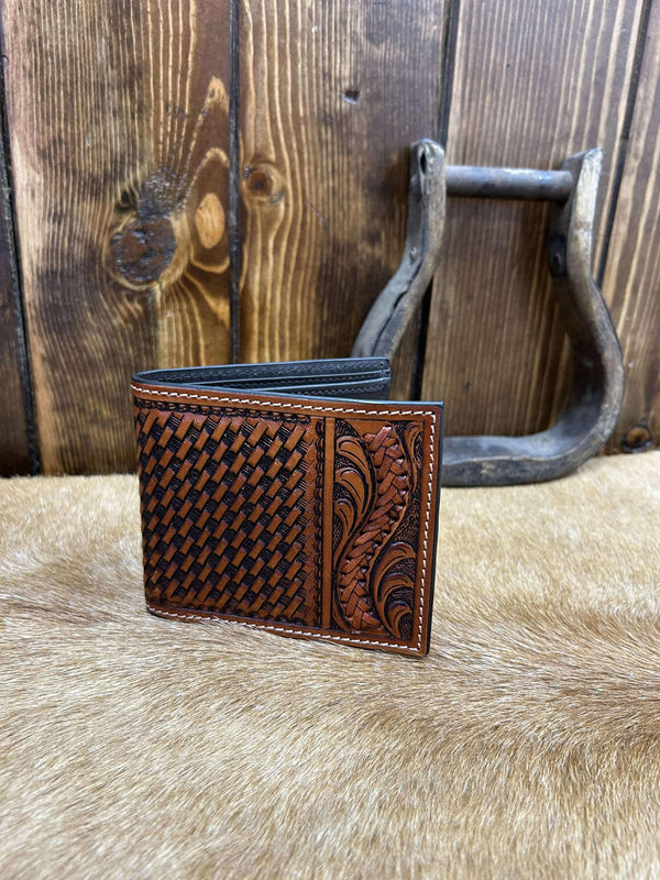 Ranger Belt Co. Braided & Basket Weave Wallets HEW72-Wallets-WESTERN FASHION ACCESSORIES-Lucky J Boots & More, Women's, Men's, & Kids Western Store Located in Carthage, MO