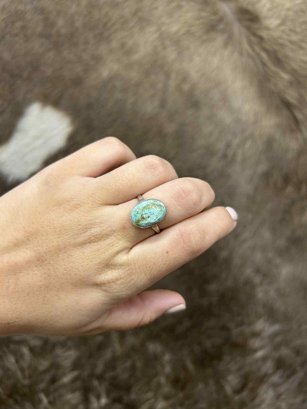 Brielle Ring-Rings-LJ Turquoise-Lucky J Boots & More, Women's, Men's, & Kids Western Store Located in Carthage, MO
