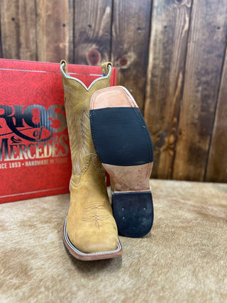 Men's Rios of Mercedes Rust Mesquite Crazyhorse Boot-Men's Boots-Rios of Mercedes-Lucky J Boots & More, Women's, Men's, & Kids Western Store Located in Carthage, MO