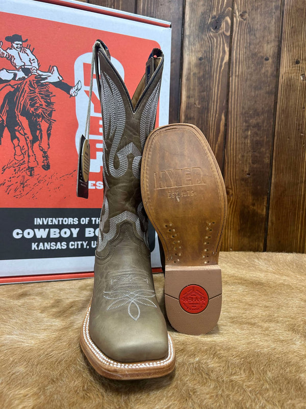 Women's Hyer Augusta Tan Boots-Women's Boots-HYER Boots-Lucky J Boots & More, Women's, Men's, & Kids Western Store Located in Carthage, MO