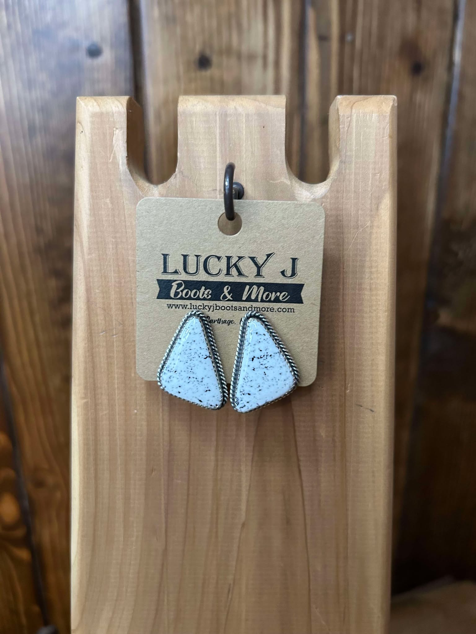 Faith Earrings-Earrings-earr-Lucky J Boots & More, Women's, Men's, & Kids Western Store Located in Carthage, MO