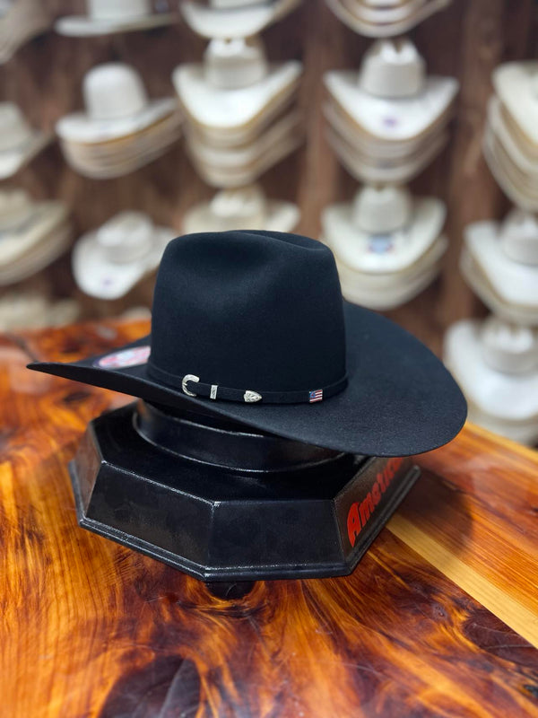 American 10x Black Felt Hat 4.5 Brim 6-117-Felt Cowboy Hats-American Hat Co.-Lucky J Boots & More, Women's, Men's, & Kids Western Store Located in Carthage, MO