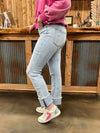 Flying Monkey Allison High Rise Straight Jeans-Women's Denim-Flying Monkey-Lucky J Boots & More, Women's, Men's, & Kids Western Store Located in Carthage, MO