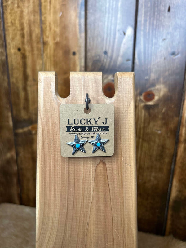 Luna Earrings-Earrings-LJ Turquoise-Lucky J Boots & More, Women's, Men's, & Kids Western Store Located in Carthage, MO