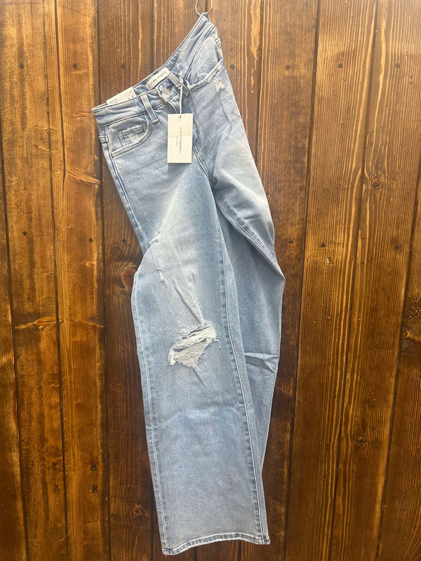 Flying Monkey Halsey High Rise Wide Leg Jeans-Women's Denim-Flying Monkey-Lucky J Boots & More, Women's, Men's, & Kids Western Store Located in Carthage, MO