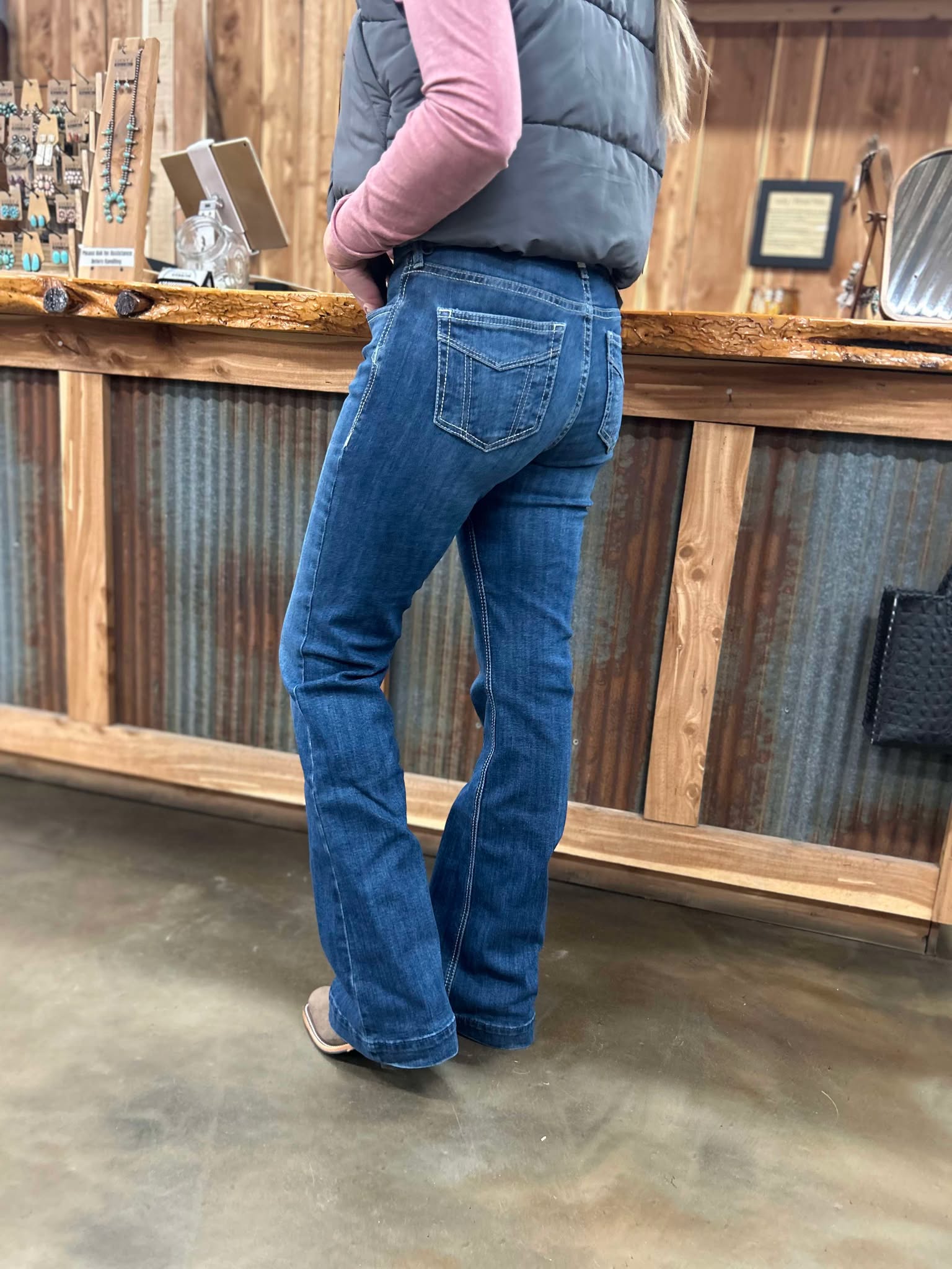 Women's Ariat Paula High Rise Slim Trouser Jeans-Women's Denim-Ariat-Lucky J Boots & More, Women's, Men's, & Kids Western Store Located in Carthage, MO