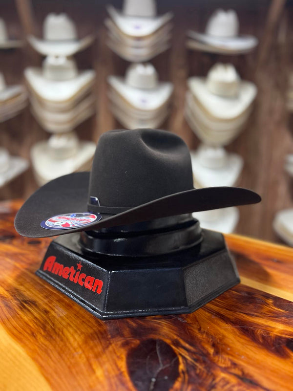 American 40x Chocolate Felt Hat 4.5 Brim 6-117-Felt Cowboy Hats-American Hat Co.-Lucky J Boots & More, Women's, Men's, & Kids Western Store Located in Carthage, MO