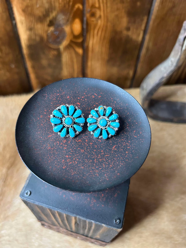 Nova Earrings-Earrings-LJ Turquoise-Lucky J Boots & More, Women's, Men's, & Kids Western Store Located in Carthage, MO