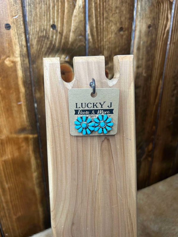 Nova Earrings-Earrings-LJ Turquoise-Lucky J Boots & More, Women's, Men's, & Kids Western Store Located in Carthage, MO