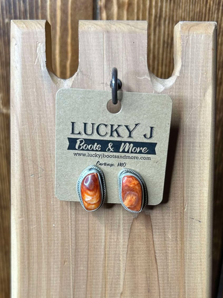 River Earrings-Earrings-LJ Turquoise-Lucky J Boots & More, Women's, Men's, & Kids Western Store Located in Carthage, MO