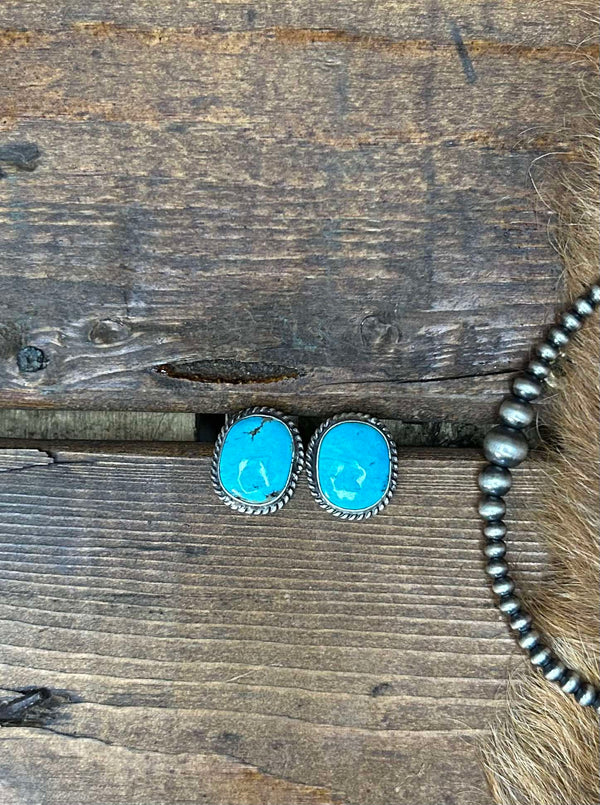 Zara Earrings-Earrings-LJ Turquoise-Lucky J Boots & More, Women's, Men's, & Kids Western Store Located in Carthage, MO