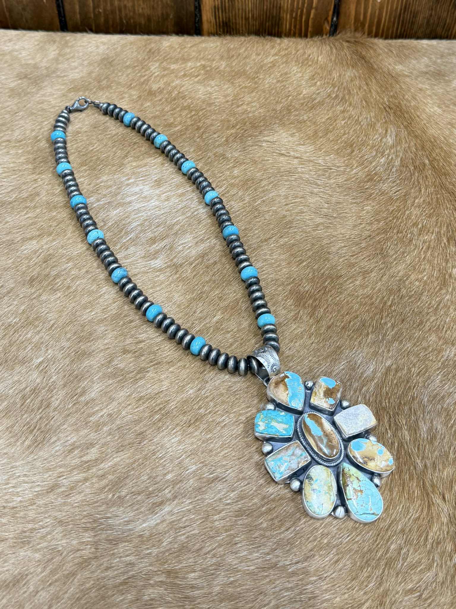 Augusta Necklace-Necklaces-LJ Turquoise-Lucky J Boots & More, Women's, Men's, & Kids Western Store Located in Carthage, MO