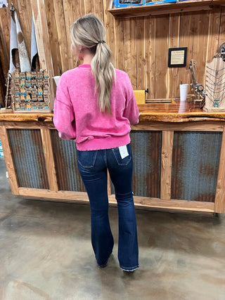 Flying Monkey Christa High Rise Flare Jeans-Women's Denim-Flying Monkey-Lucky J Boots & More, Women's, Men's, & Kids Western Store Located in Carthage, MO