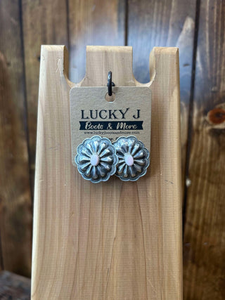 Fallon Earrings-Earrings-LJ Turquoise-Lucky J Boots & More, Women's, Men's, & Kids Western Store Located in Carthage, MO