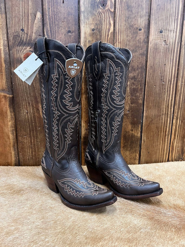 Women's Ariat Rich Chocolate Casanova Boots-Women's Boots-Ariat-Lucky J Boots & More, Women's, Men's, & Kids Western Store Located in Carthage, MO