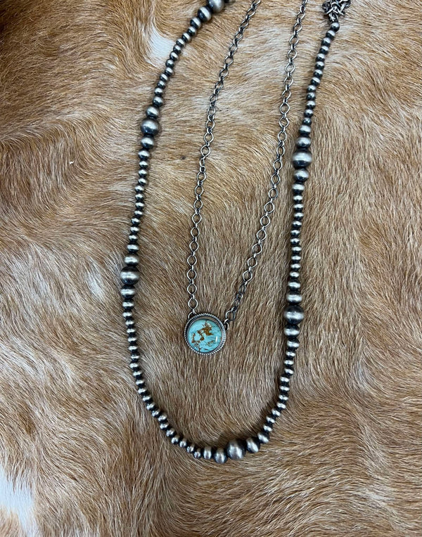 Mabel Necklace-Necklaces-LJ Turquoise-Lucky J Boots & More, Women's, Men's, & Kids Western Store Located in Carthage, MO