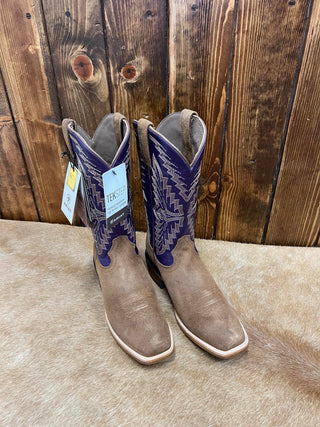 Men's Ariat Futurity Showman Foothill Brown Roughout Boot-Men's Boots-Ariat-Lucky J Boots & More, Women's, Men's, & Kids Western Store Located in Carthage, MO