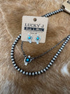 Ally Necklace-Necklaces-LJ Turquoise-Lucky J Boots & More, Women's, Men's, & Kids Western Store Located in Carthage, MO