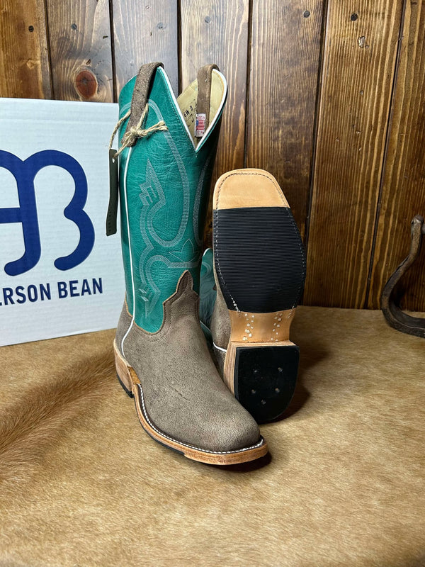 Women's Anderson Bean Eastwood Camel & Turquoise Avatar Boots-Women's Boots-Anderson Bean-Lucky J Boots & More, Women's, Men's, & Kids Western Store Located in Carthage, MO