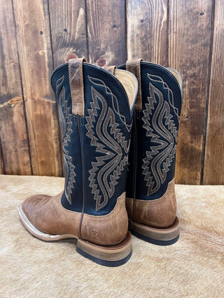 Men's Ariat Baxter Dark Tan Boot-Men's Boots-Ariat-Lucky J Boots & More, Women's, Men's, & Kids Western Store Located in Carthage, MO