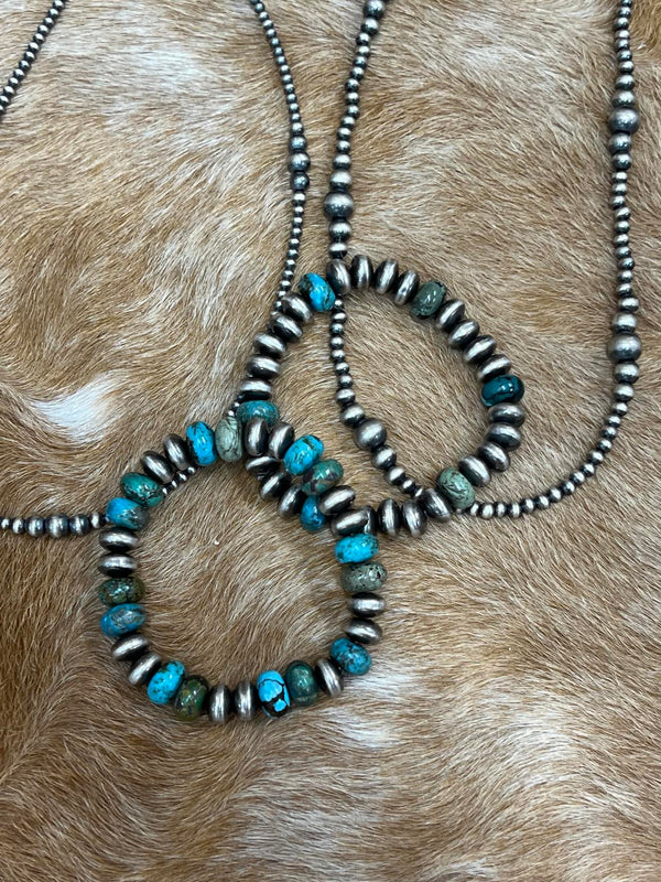 Aspen Bracelet-Bracelets-LJ Turquoise-Lucky J Boots & More, Women's, Men's, & Kids Western Store Located in Carthage, MO