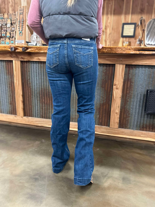 Women's Ariat Paula High Rise Slim Trouser Jeans-Women's Denim-Ariat-Lucky J Boots & More, Women's, Men's, & Kids Western Store Located in Carthage, MO