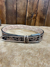 Nocona Floral Hand Tooled Belts-Belts-M & F Western Products-Lucky J Boots & More, Women's, Men's, & Kids Western Store Located in Carthage, MO