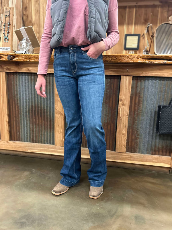 Women's Ariat Paula High Rise Slim Trouser Jeans-Women's Denim-Ariat-Lucky J Boots & More, Women's, Men's, & Kids Western Store Located in Carthage, MO