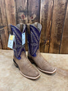 Men's Ariat Futurity Showman Foothill Brown Roughout & Violet Boots-Men's Boots-Ariat-Lucky J Boots & More, Women's, Men's, & Kids Western Store Located in Carthage, MO