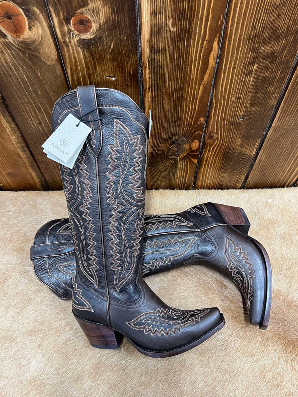 Women's Ariat Rich Chocolate Casanova Boots-Women's Boots-Ariat-Lucky J Boots & More, Women's, Men's, & Kids Western Store Located in Carthage, MO