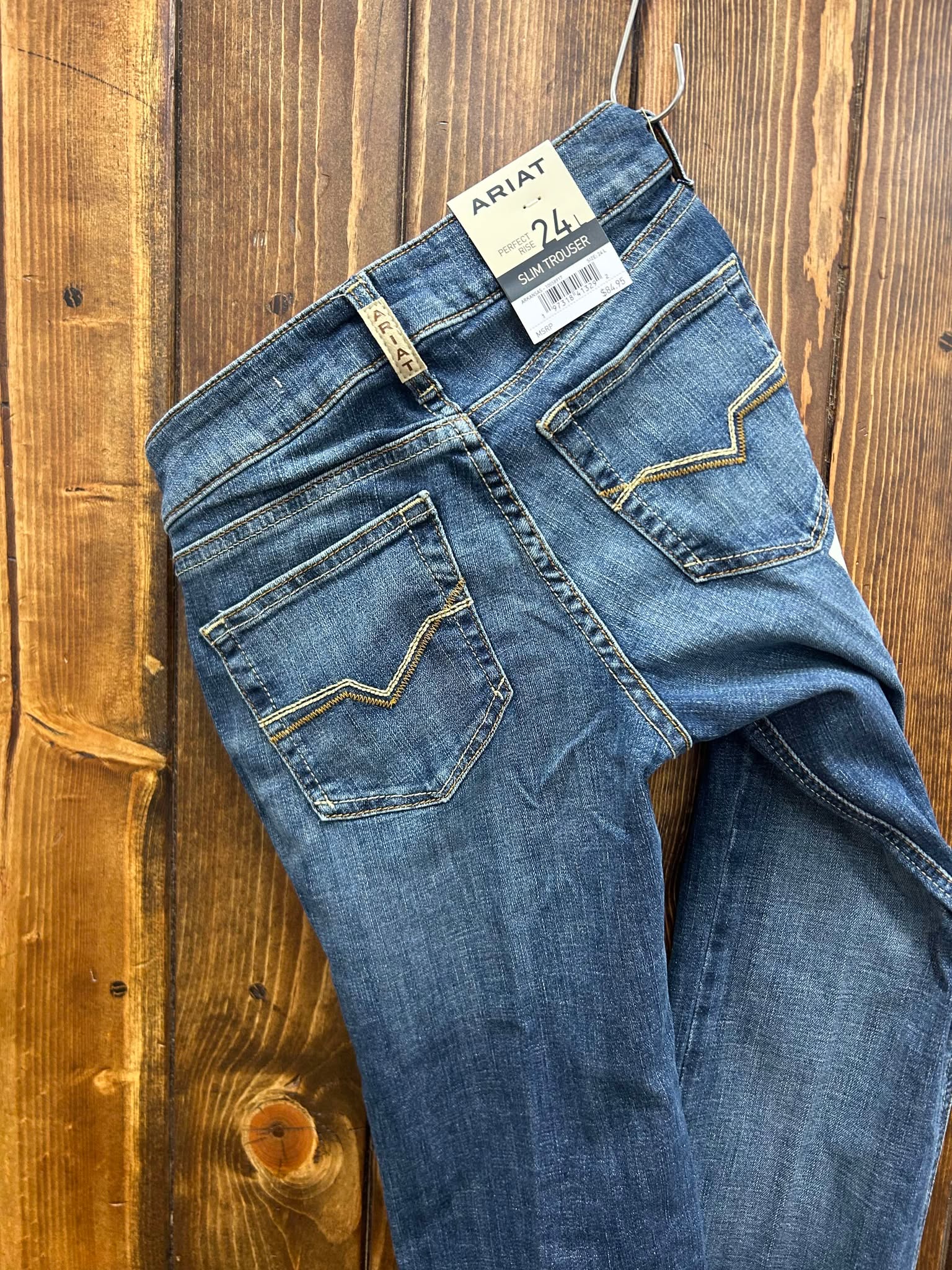 Women's Ariat Ruth Perfect Rise Slim Trouser Jeans-Women's Denim-Ariat-Lucky J Boots & More, Women's, Men's, & Kids Western Store Located in Carthage, MO