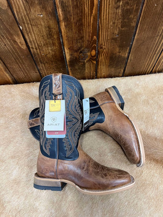 Men's Ariat Baxter Dark Tan Boot-Men's Boots-Ariat-Lucky J Boots & More, Women's, Men's, & Kids Western Store Located in Carthage, MO
