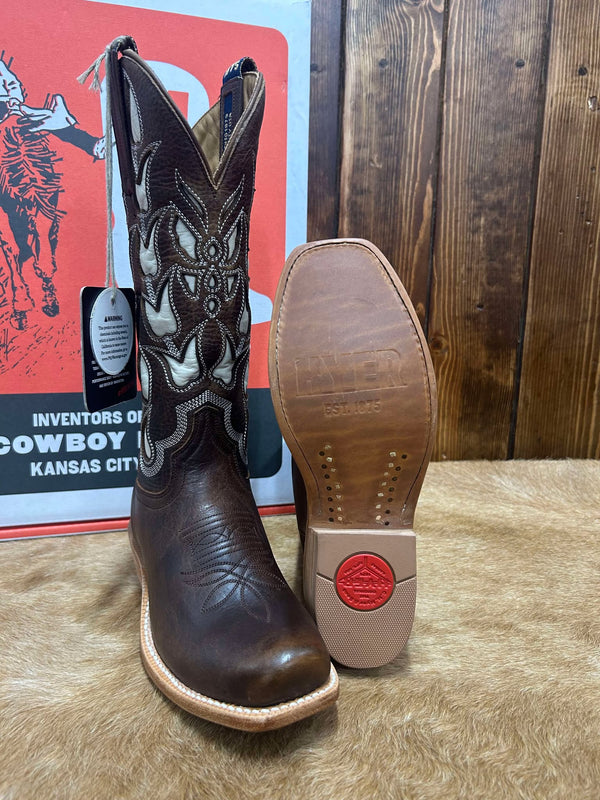 Women's Hyer Rozel Brown Boots-Women's Boots-HYER Boots-Lucky J Boots & More, Women's, Men's, & Kids Western Store Located in Carthage, MO
