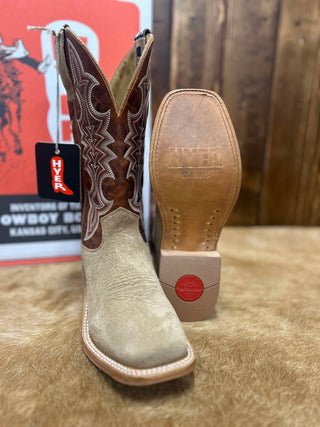 Men's Hyer Holton Sand Roughout Boot-Men's Boots-HYER Boots-Lucky J Boots & More, Women's, Men's, & Kids Western Store Located in Carthage, MO