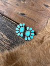 Dallas Earrings-Earrings-LJ Turquoise-Lucky J Boots & More, Women's, Men's, & Kids Western Store Located in Carthage, MO