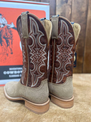 Men's Hyer Holton Sand Roughout Boot-Men's Boots-HYER Boots-Lucky J Boots & More, Women's, Men's, & Kids Western Store Located in Carthage, MO