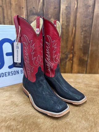 Men's Anderson Bean Black Elephant Boot-Men's Boots-Anderson Bean-Lucky J Boots & More, Women's, Men's, & Kids Western Store Located in Carthage, MO