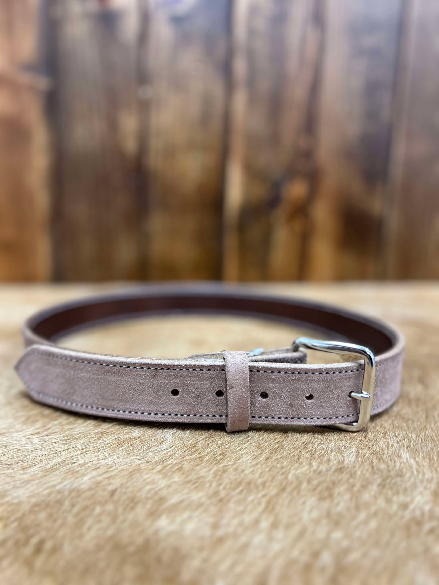 Texas Saddlery Roughout Belt-Belts-Texas Saddlery-Lucky J Boots & More, Women's, Men's, & Kids Western Store Located in Carthage, MO