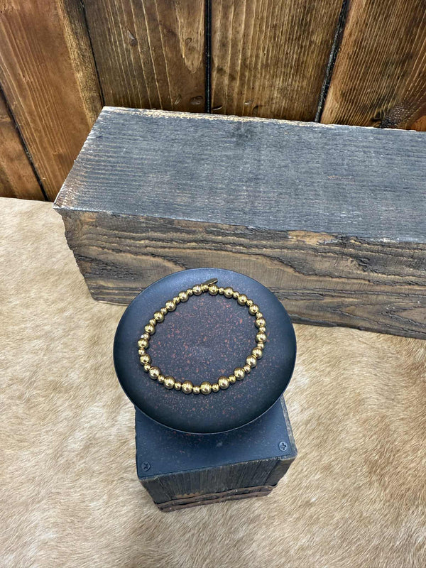 Gold Pearls Bracelet-Bracelets-LJ Fashion Jewelry-Lucky J Boots & More, Women's, Men's, & Kids Western Store Located in Carthage, MO