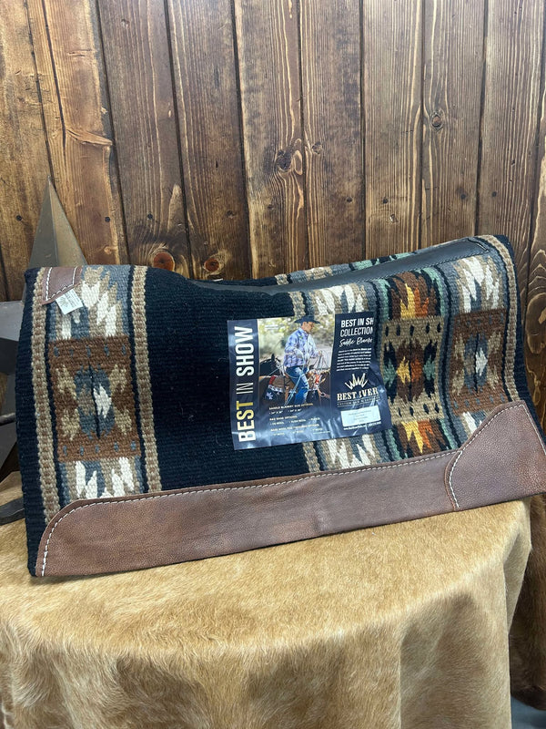 Best Ever Sandhill Brown & Sage Navajo Saddle Pad-Saddle Pads-Best Ever-Lucky J Boots & More, Women's, Men's, & Kids Western Store Located in Carthage, MO