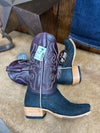 Men's Horse Power Grey Carpincho & Wine Texas Boots-Men's Boots-Horse Power-Lucky J Boots & More, Women's, Men's, & Kids Western Store Located in Carthage, MO