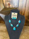 The Shiloh Necklace Set-Necklaces-LJ Turquoise-Lucky J Boots & More, Women's, Men's, & Kids Western Store Located in Carthage, MO