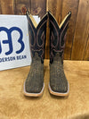 Men's Anderson Bean Antique Saddle Safari Elephant and Black Kidskin Boots-Men's Boots-Anderson Bean-Lucky J Boots & More, Women's, Men's, & Kids Western Store Located in Carthage, MO