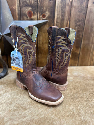 Men's R. Watson Cognac Goat Boot-Men's Boots-R. Watson-Lucky J Boots & More, Women's, Men's, & Kids Western Store Located in Carthage, MO