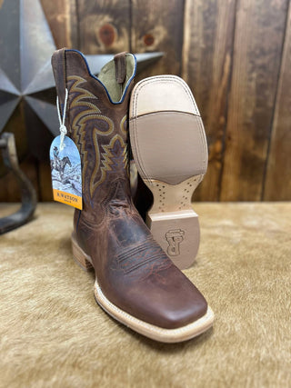 Men's R. Watson Cognac Goat Boot-Men's Boots-R. Watson-Lucky J Boots & More, Women's, Men's, & Kids Western Store Located in Carthage, MO