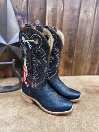 Men's Hyer Riley Black Shrunken Calf Boots-Men's Boots-HYER Boots-Lucky J Boots & More, Women's, Men's, & Kids Western Store Located in Carthage, MO