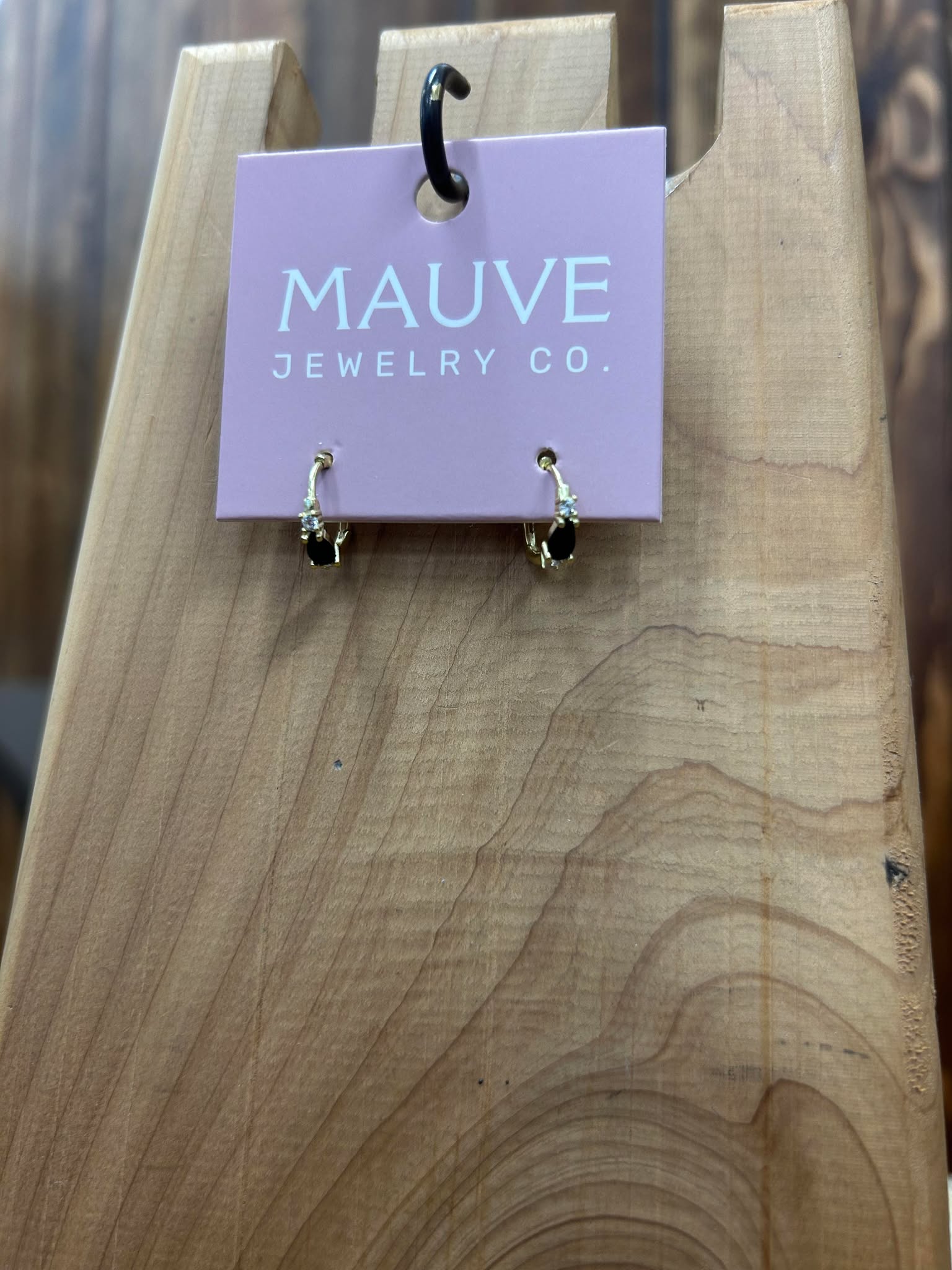 Natalie Hoop Earrings-Earrings-Mauve Jewelry Co.-Lucky J Boots & More, Women's, Men's, & Kids Western Store Located in Carthage, MO
